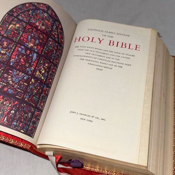 Catholic Family Edition of The Holy Bible 1953 John J Crawley - Picture 9 of 13